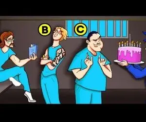 بازی فکری؛ کدام یک از این افراد زندانی قصد فرار دارد؟
