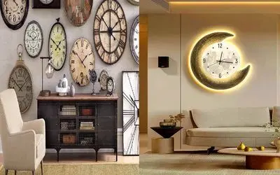 ساعت دیواری رو کجای پذیرایی بذاریم تا هم خوشگل بشه هم کار راه بندازه؟/ حرفه ای عمل کن