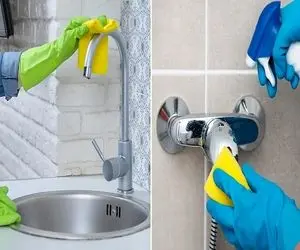 تمیز کردن شیرآلات تو یه دیقه / با یه دونه ترفند مادام العمر یکبار برا همیشه جواب بگیر