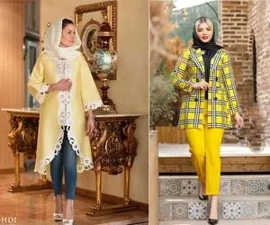 جذاااب جان حیف نیست بهار مانتوی زرد نپوشی؟ کلی ایده نااااب که هم خوشگل شی هم باکلاس!