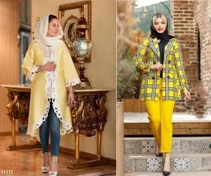 جذاااب جان حیف نیست بهار مانتوی زرد نپوشی؟ کلی ایده نااااب که هم خوشگل شی هم باکلاس!