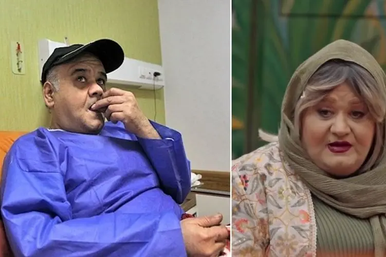 آواز شاد؛ اکبر عبدی اومد رو صحنه تجلیل و آهنگ بندری پخش می شد شروع کرد ریز رقصیدن