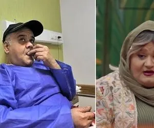 آواز شاد؛ اکبر عبدی اومد رو صحنه تجلیل و آهنگ بندری پخش می شد شروع کرد ریز رقصیدن