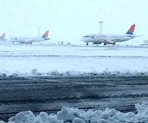 ۳ پرواز رفت و برگشت فرودگاه کرمانشاه لغو شد