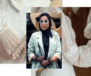 زینب موسوی چه هجرانی کشیده تا به عشقش برسه؛ پف لباس عروس وینتیج خانومو باش