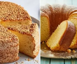 طرز تهیه کیک ساده خوش طعم با پف زیاد / دستور پخت عالی با فر و بدون فر