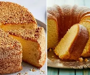 طرز تهیه کیک ساده خوش طعم با پف زیاد / دستور پخت عالی با فر و بدون فر