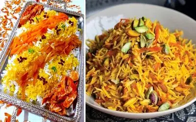 طرز تهیه شیرین پلو با بهترین دستور / یه غذای لاکچری با عطر و طعم فوق العاده