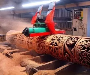 چوب و تنه بی جون با کلی هنر و خلاقیت شده یه اثر هنری که فقط باید بیای ببینی