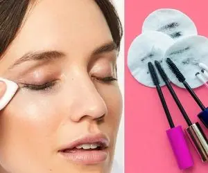 پاک کردن ریمل ضد آب بدون آسیب رسوندن به مژه ها / بشمار سه آرایش چشمت رو پاک کن
