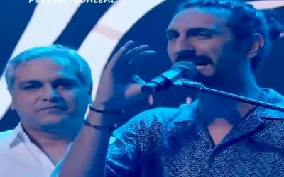 آواز هنرمندانه؛ فیت عجیب دو نفره مهران مدیری و پسرش که معلوم نیست فازش چیه