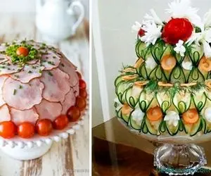 ایده های خوشگلاسیون سالاد الویه واسه یه میز پرفکت / آبروی مهمونیتو میبره رو هزار