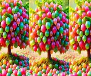 کشاورزی نوین؛ با خمیردندون گیلاس پیوند زدن ظاهرش شده آبنباتی داخلش طعم بهشت