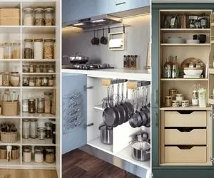 چیدمان داخل کابینت مختص تازه عروسا و کدبانوها؛ نظم دهی به روش کره ای ها شیک و اصولی