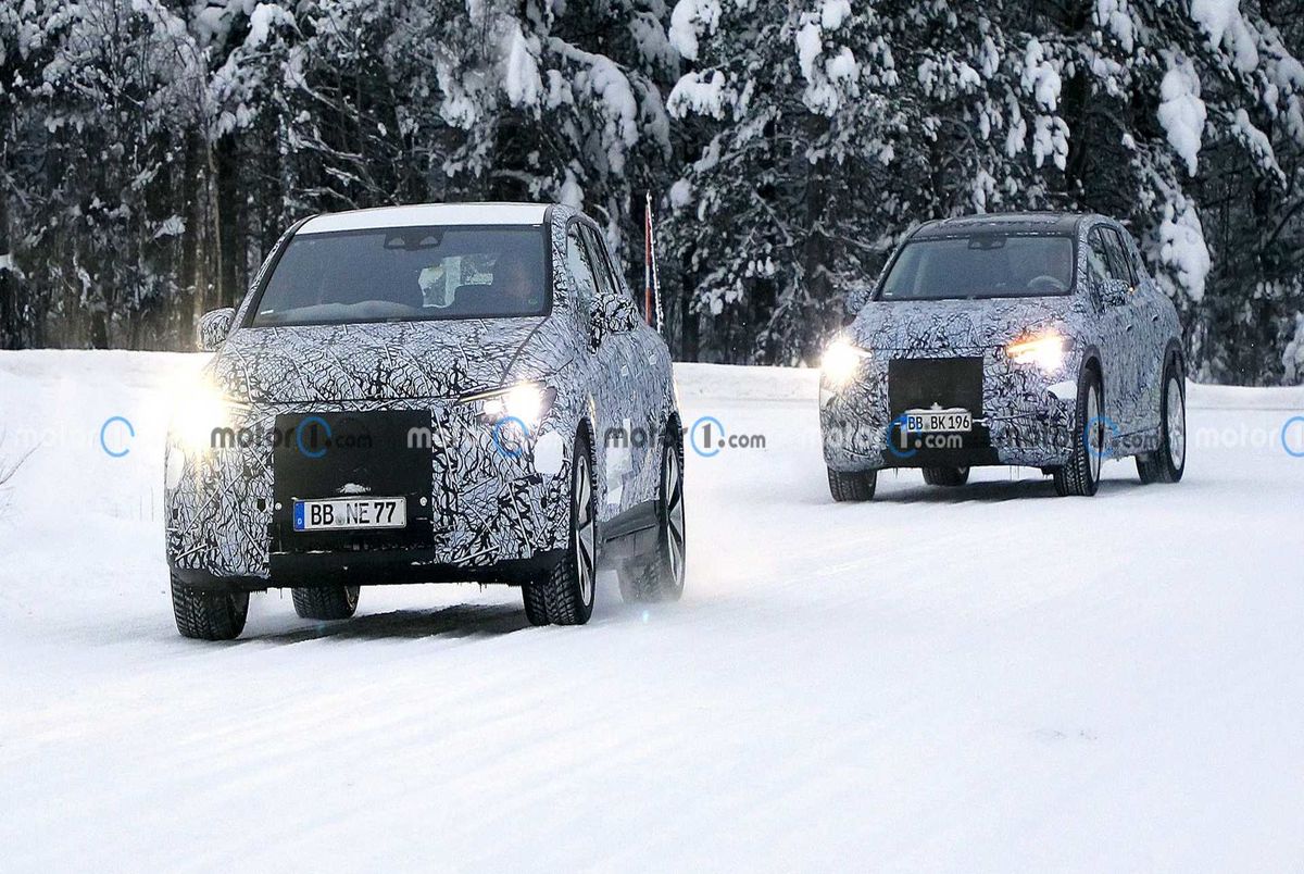 New Mercedes EQE SUV Spy Shots Capture EV Cold-Weather Testing