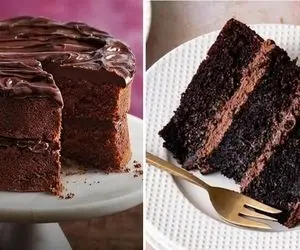 طرز تهیه کیک شکلاتی ساده بدون فر / روش پخت راحت با پف زیاد و طعم عالی