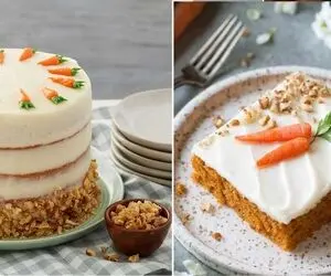 طرز تهیه کیک هویج؛ یه کیک میوه ای جذااااب با کرم پنیری که کلی خاطرخواه داره