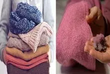 از بین بردن پرز لباس های بافت و زمستونی؛ کاری کن خودتم حتی فک کنی تازه خریدیشون