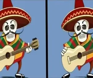 بازی فکری؛ پیدا کردن تفوت های این نوازنده مکزیکی کار هر کسی نیست و ذهن قوی ای میخواد