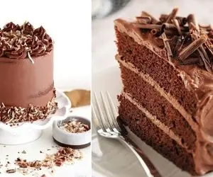 طرز تهیه کیک شکلاتی؛ ایشون خیلی خوشمزه و جذاب تشریف دارن