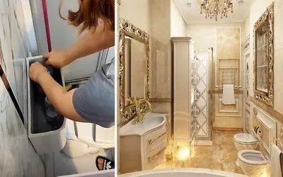 جوراب توالتی کلک تمیز موندن سرویس بهداشتی / رایحه خوش میگیره این تیکه نامطبوع خونه