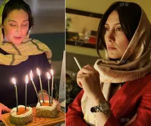 "هدیه خانم تهرانی" نچرال و خوشگل؛ با کیک کاپوچینوش البته با طعم سیر!