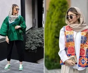 روزهای آخر تابستون تا میتونی مانتو سبز و نارنجی بپوش؛ پاییز خبری از این مانتوها نیستا