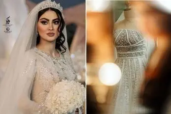 آلبوم عروسی؛ لباس عروس مریم مومن خوشگل تر بود یا متین ستوده؟