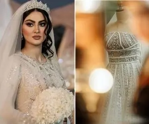آلبوم عروسی؛ لباس عروس مریم مومن خوشگل تر بود یا متین ستوده؟