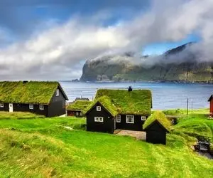 شگفتی های طبیعت؛ جزایر فارو یه جای بکر با خونه های رنگی بین دریای نروژ و اقیانوس اطلس