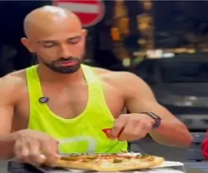 سکانس خندان؛ آقاهه داره اسلایس پیتزاش میبلعه که هموطن غیور یچی میگه منفجر کننده