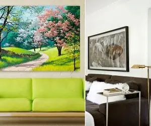 تابلو رو اینجوری نصب کنی شبیه نقاشی مونالیزا به نظر میاد / نصب تابلو هم اصولی داره