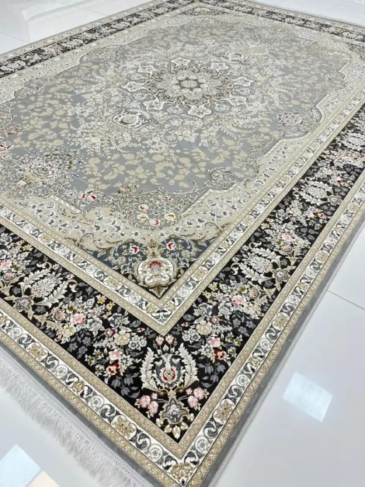 خوشگلترین فرش گل برجسته