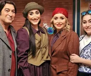 عکس های خانوادگی ژاله صامتی همراه دختران و همسر گرامی
