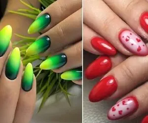 آس ترین طرح و رنگ های لاک ناخن آمبره / یکم تنوع بده دلت باز شه چیه همش لاکای معمولی