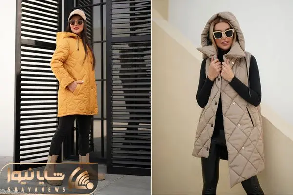 کاپشن پفی زنانه