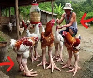 کارخانه حیوانات؛ با تزریق هورمون خوک خروس و آماده جفت گیری کرد نژاد جدید تولید کرد