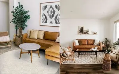 مبل قهوه ای با چه رنگ فرشی ست میشه؟/ از رنگ کرمی  فاصله بگیر که وقت تنوعه