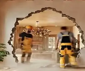 معماری خلاقانه؛ میزنن دیوارو خراب میکنن فک میکنی گند زدن ولی از این خبرا نیس گل کاشتن