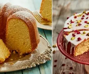 طرز تهیه کیک هل و گلاب؛ با این خوشمزهِ جذاب خونتو پر از بوی هل و گلاب کن