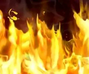 آتش زدن همسر به خاطر اختلافات ملکی+ عکس