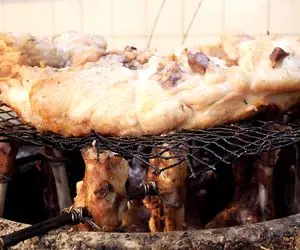 غذای ازبکی ؛ بره بریانی جذابی که تو تنتور کباب میشه و به طرز ناجوانمردانه خوشمزه است