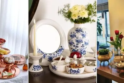 قشنگترین ایده های هفت سین مینیمال؛ 18 نمونه که در عین سادگی چشمو درگیر میکنن از دلبری