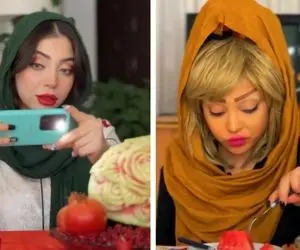 مقایسه خاطره انگیز شب چله تو کرونا و الان / با دهه ۸۰ که مو سیخ سیخ مد بود و ابرو نخ