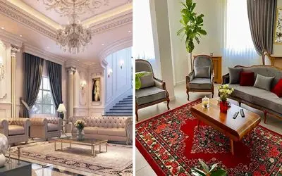 بهترین رنگ فرش برای انواع سبک دکوراسیون؛ قوانین چیدمان فرش با مبلمان و سایز صحیح