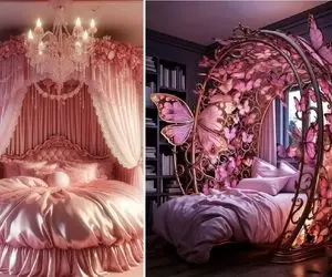 مدل های تخت خواب پرنسسی / نمونه هایی که شما رو به دنیای دختر شاه پریون پرت میکنند