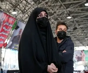 (تصاویر) ۴ فرزند سردار سلیمانی در اولین سالگرد شهادت پدر