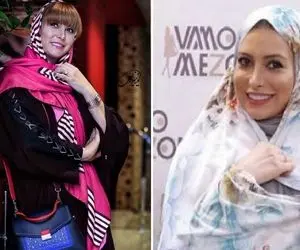 تیپ هفت رنگ و عجیب "فریبا نادری" تو مشهد؛ خانوم از پولِ زیاد انگاری با فرش ست کرده!