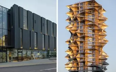 انواع سرامیک نمای ساختمان؛ 11 ایده مدرن با زیبایی، دوام و جلب توجه فراوان افراد پیاده