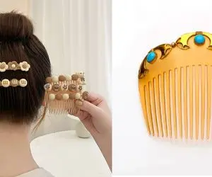 شینیون با شانه‌های فانتزی/ ترکیب هنر و زیبایی در مدل موی شما